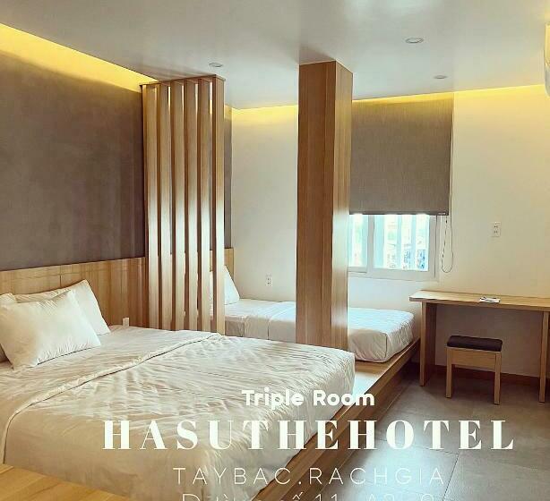 اتاق استاندارد سه نفره, Hasu The Hotel Rach Gia