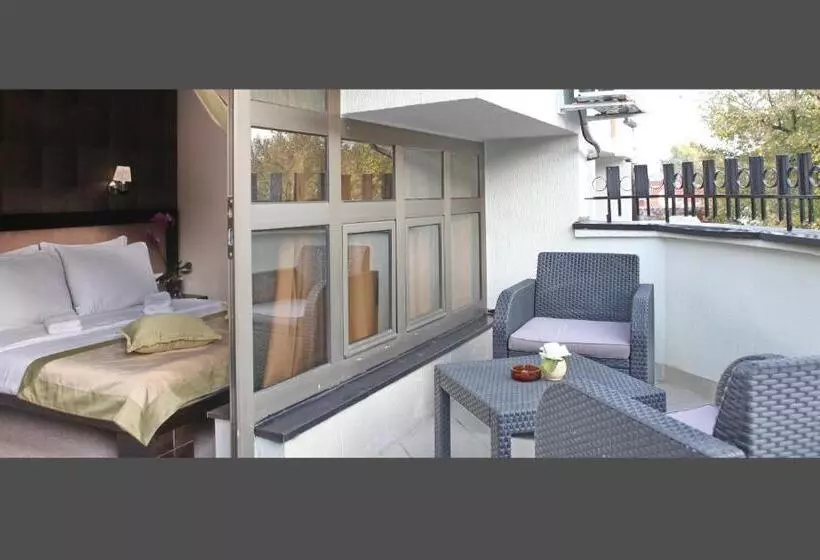 اتاق استاندارد با بالکن, Garni Hotel Vozarev