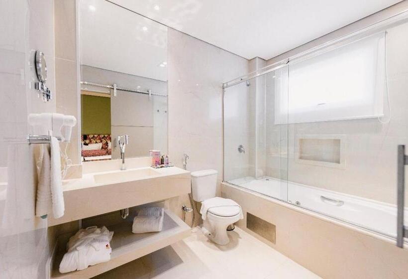 带大床的套房, Araçatuba Plaza