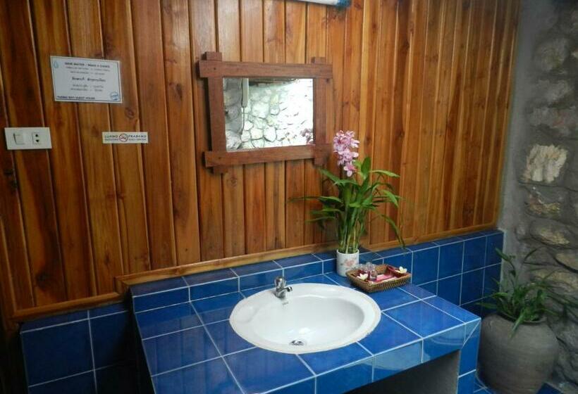 Standard bungalow river view, Thongbay Guesthouse
