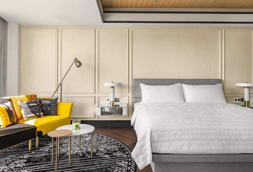 اتاق دلوکس با تخت کینگ و چشمانداز شهر, Le Méridien Taichung