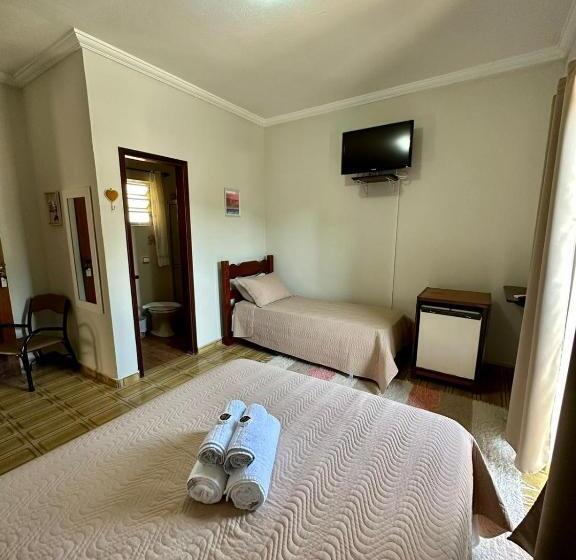 Трехместный Номер Стандарт с Видом, Pousada Amanhecer Do Itaguá