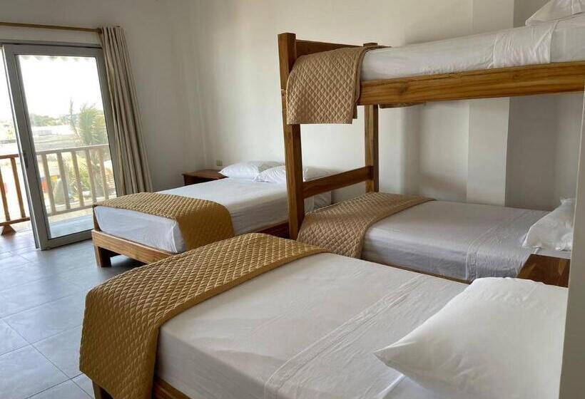 غرفة عائلية, Samana Hostal, Puerto Engabao