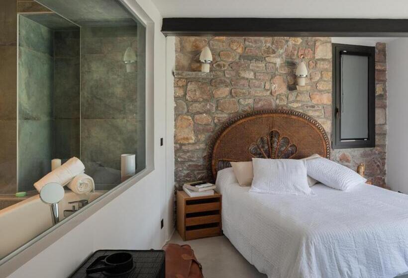 غرفة قياسية مزوَّدة بتراس, Auberge Hiribarren