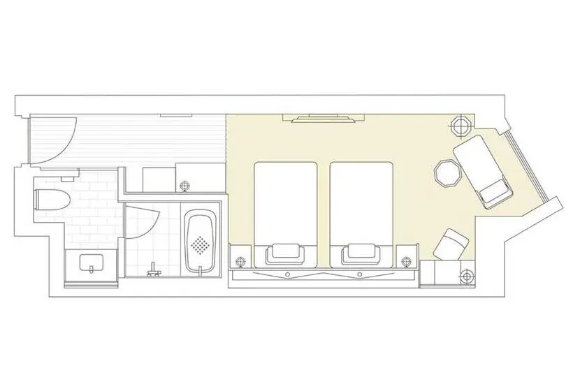 ガーデンビュースタンダードルーム, The Hotel Sanraku Kanazawa