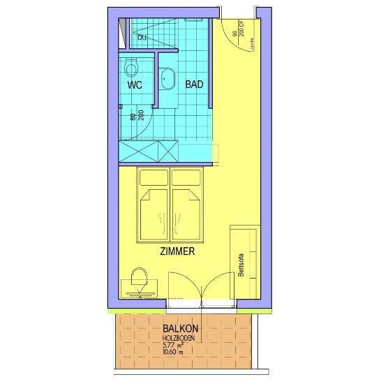 חדר סופריור עם מרפסת, Der Paternwirt