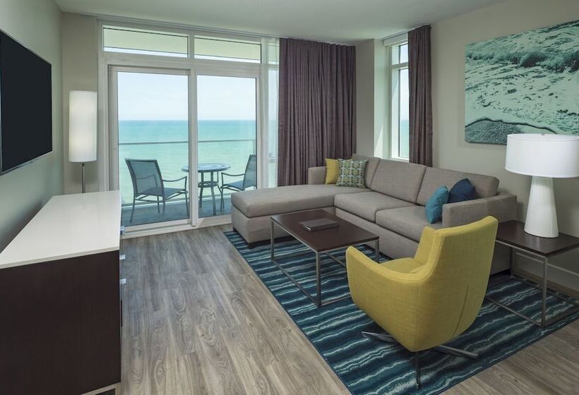 3 Bedroom Suite, Hilton Grand Vacations Club Ocean 22 Myrtle Beach