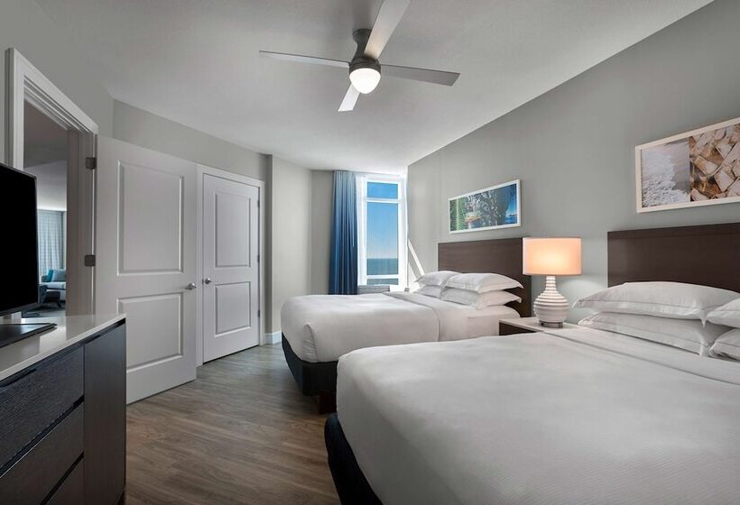 3 Bedroom Suite, Hilton Grand Vacations Club Ocean 22 Myrtle Beach
