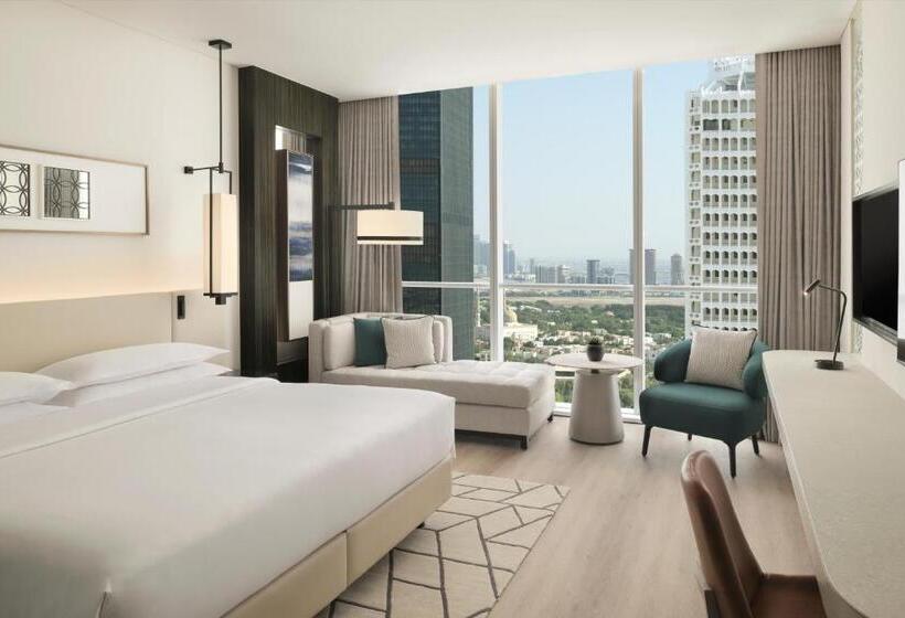 Номер Deluxe Кровать Кинг с Видом, Sheraton Grand Hotel, Dubai