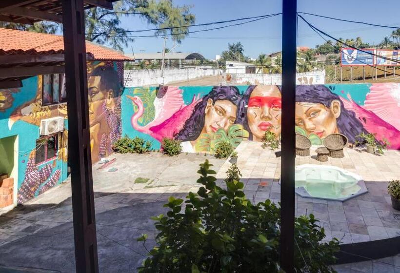 غرفة قياسية مزوَّدة بشُرفة, Salve Maloca Hostel