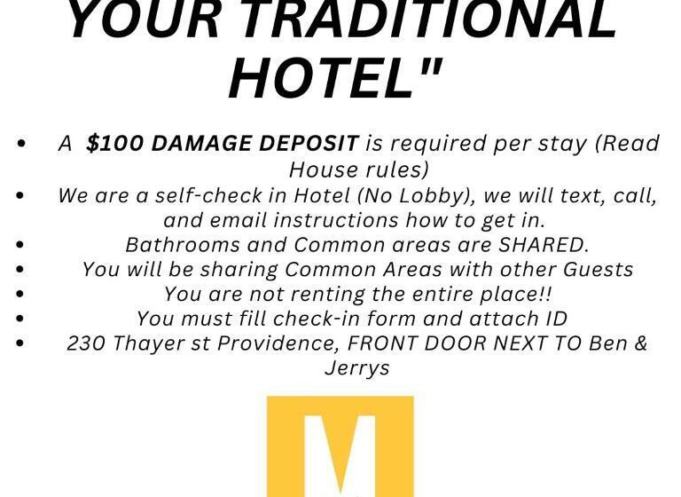 اتاق استاندارد با سرویس بهداشتی مشترک, Michie House In College Hill