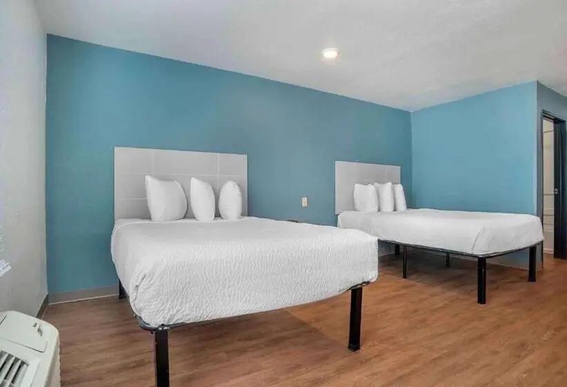 ２ダブルベッドのスタンダードルーム, Extended Stay America Select Suites   Jackson   South