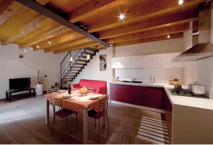 带1个卧室的豪华公寓, La Casa Del Nonno