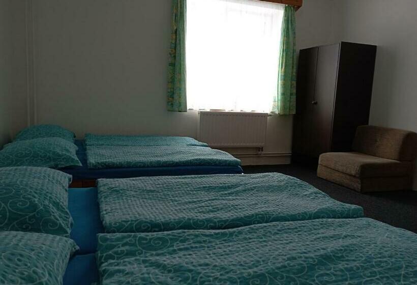 غرفة قياسية رباعية حمام مشترك, Penzion Hraničář