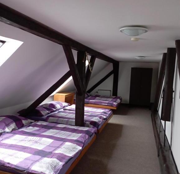 غرفة قياسية حمام مشترك, Penzion Hraničář