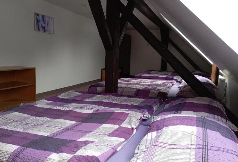 带共用浴室的标准房间, Penzion Hraničář