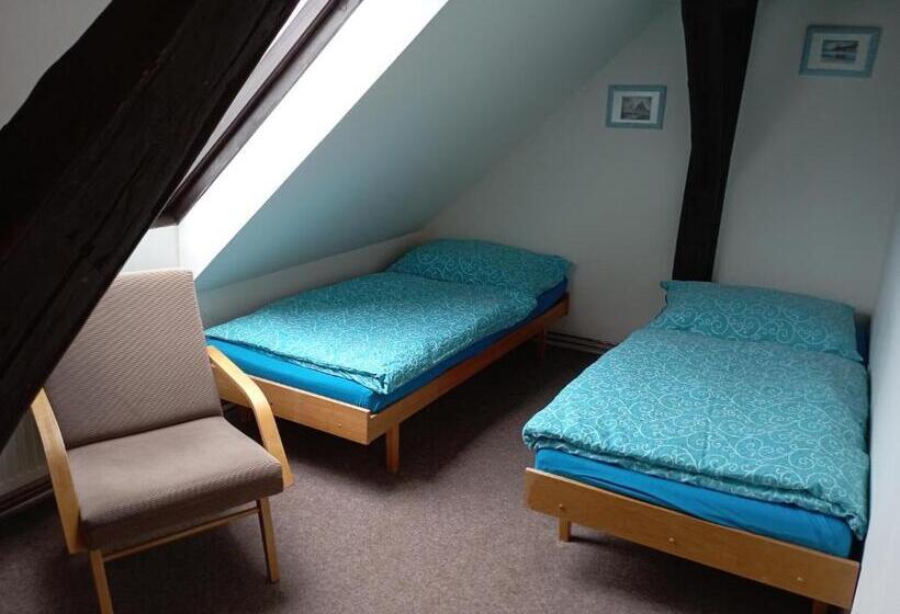 غرفة قياسية رباعية حمام مشترك, Penzion Hraničář