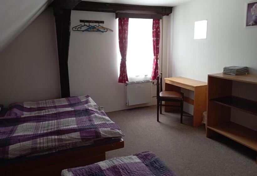 غرفة قياسية رباعية حمام مشترك, Penzion Hraničář