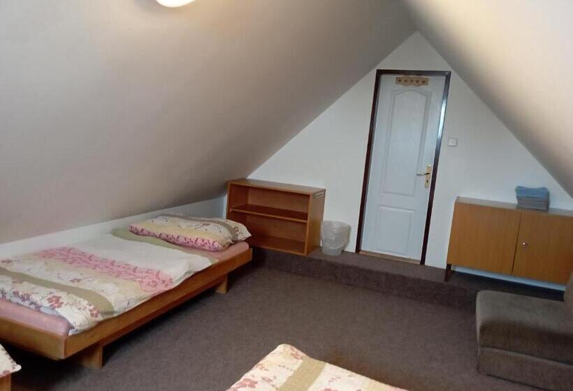 غرفة قياسية رباعية حمام مشترك, Penzion Hraničář