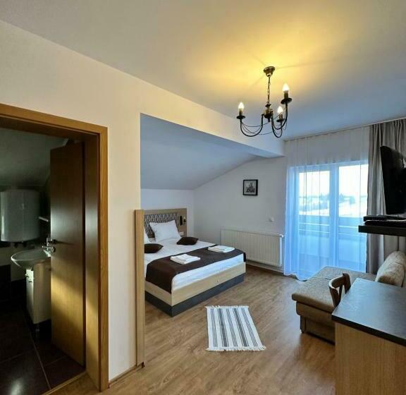 غرفة قياسية مزوَّدة بشُرفة, Vila Paltinis