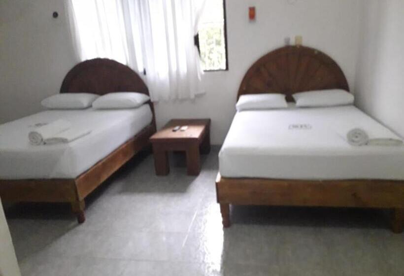Номер Стандарт 2 Двуспальные Кровати, Hospedaje Papagrande