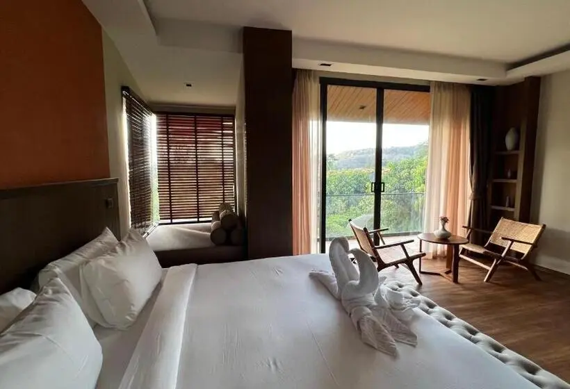 キングサイズベッドのデラックスルーム, The Memory Khaoyai