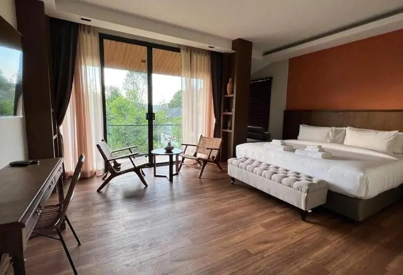 キングサイズベッドのデラックスルーム, The Memory Khaoyai