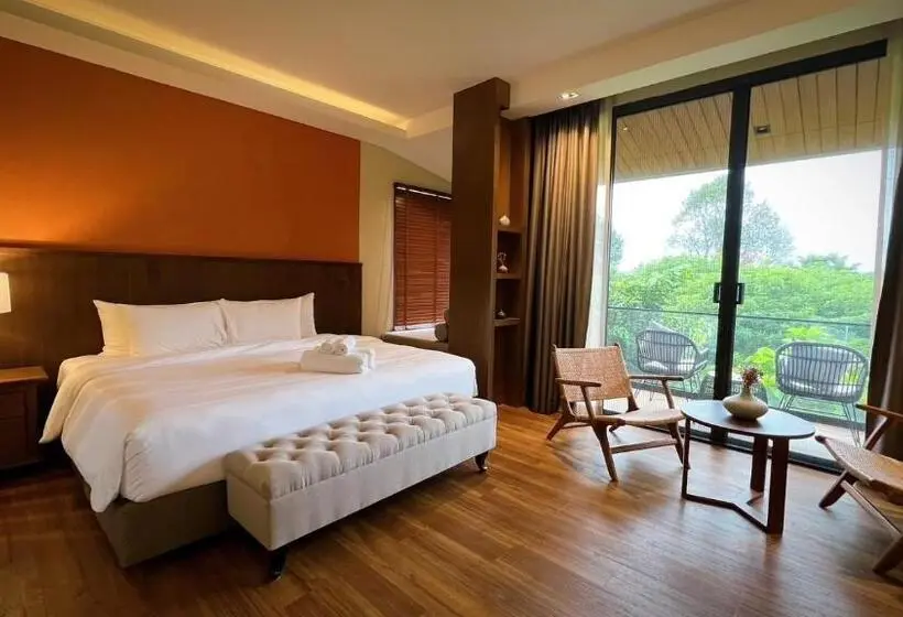 キングサイズベッドのデラックスルーム, The Memory Khaoyai
