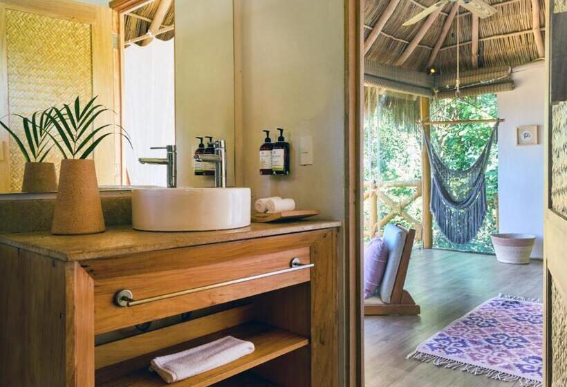 מיטת קינג בסוויטה, Xinalani Retreat Mexico