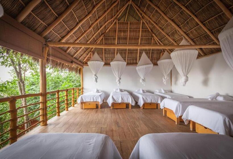 מיטה בחדר משותף, Xinalani Retreat Mexico