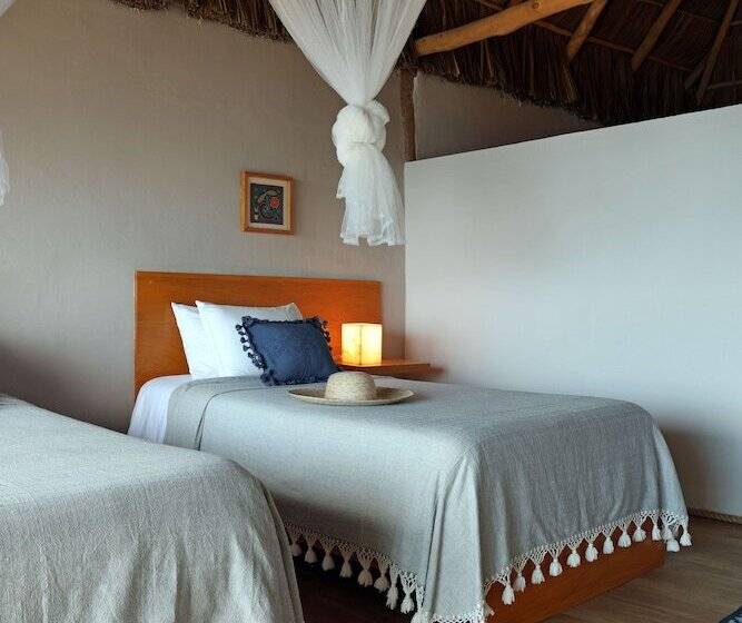 חדר דלוקס נוף לים, Xinalani Retreat Mexico