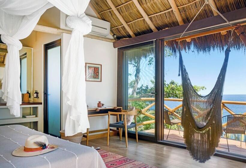 סוויטת דלוקס נוף לים, Xinalani Retreat Mexico