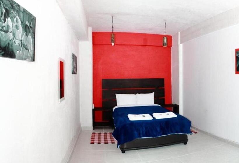 غرفة قياسية ثلاثية, Boutique Otomi Cerca De Tolantongo