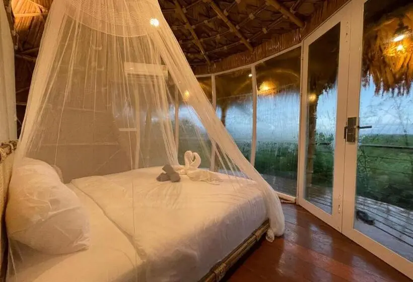 キングサイズベッドのデラックスルーム, Jantara Resort And Restaurant