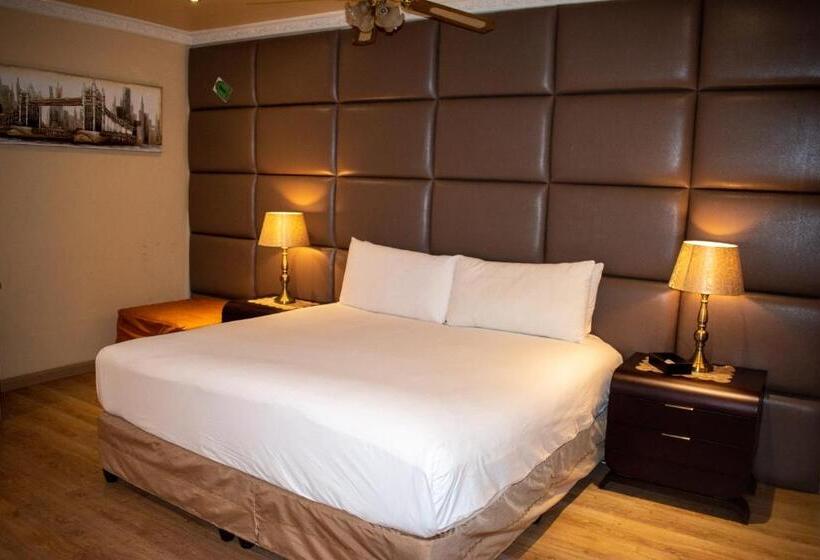 חדר דחוקס עם מיטת קינג, Lenasia Guest Lodge