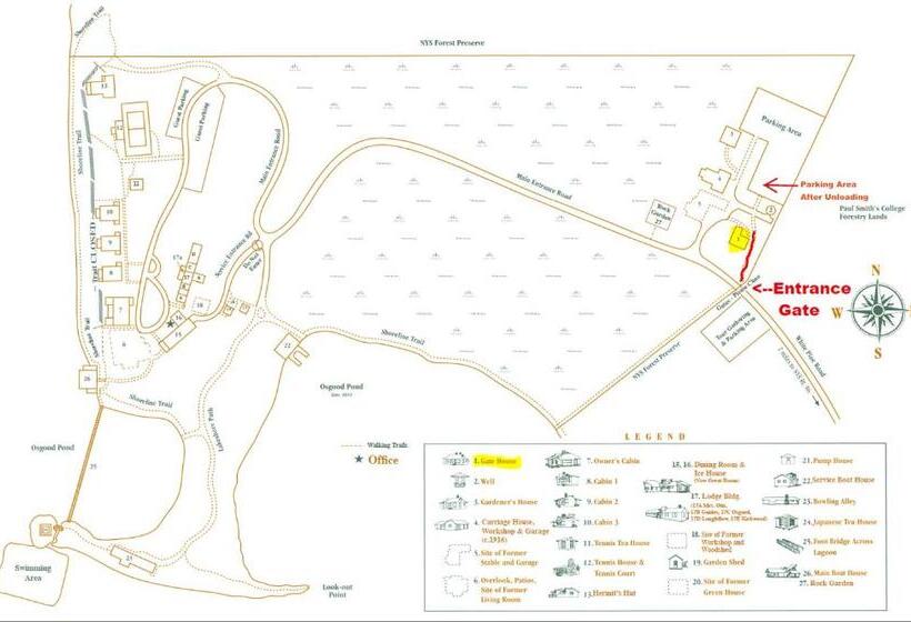 كابينة, White Pine Camp