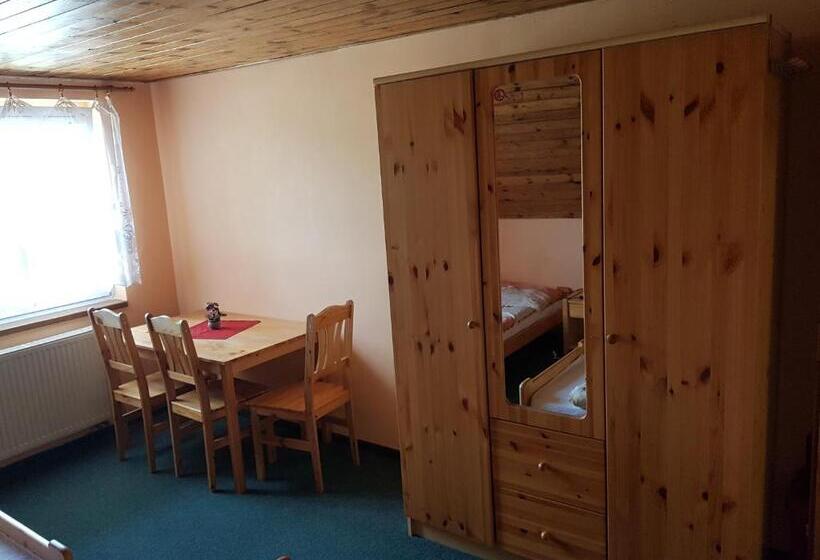 스탠다드 4인용 룸 공용 욕실, Pension Pod Hrádečkem