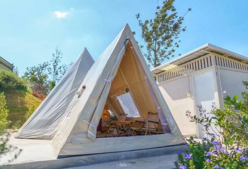 バルコニー付きデラックスルーム, Sol Glamping At Khao Yai