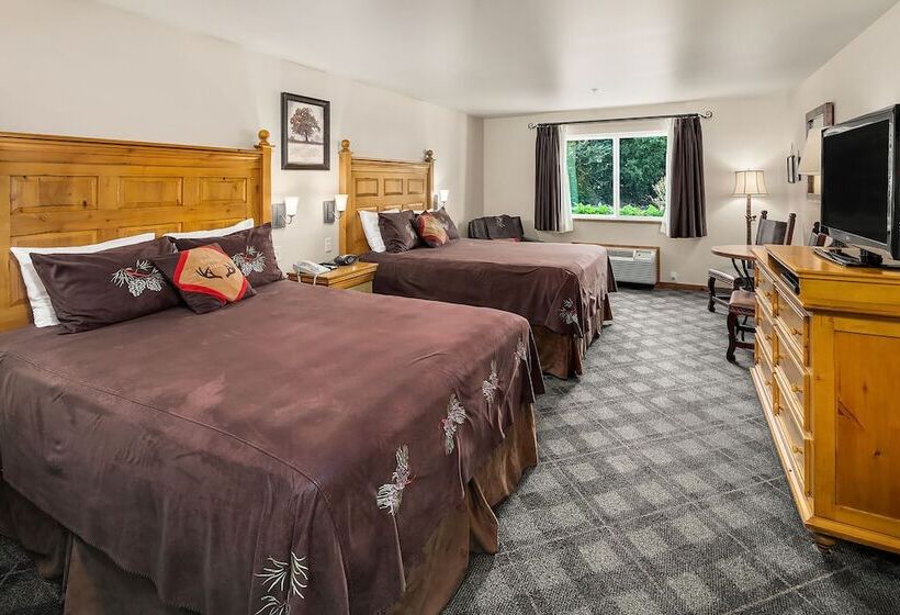 스탠다드 룸 더블 침대 2개, Bavarian Lodge