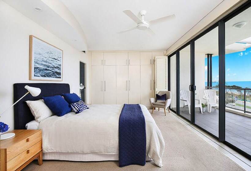 דירת פנטהאוז 1 חדרי שינה, Meridian Alex Beach Apartments