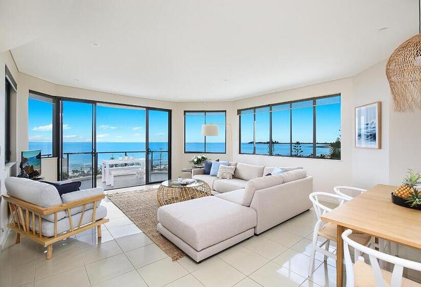 דירת פנטהאוז 1 חדרי שינה, Meridian Alex Beach Apartments