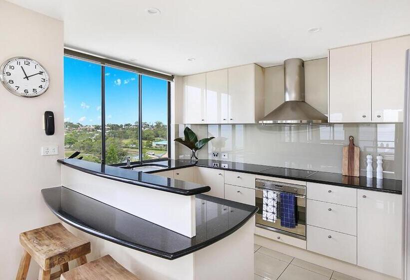 דירת פנטהאוז 1 חדרי שינה, Meridian Alex Beach Apartments