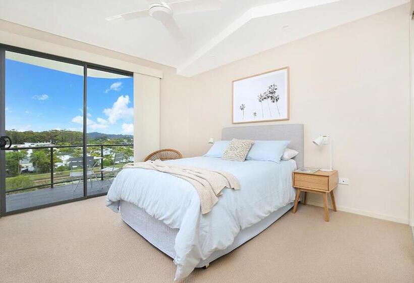 דירת פנטהאוז 1 חדרי שינה, Meridian Alex Beach Apartments