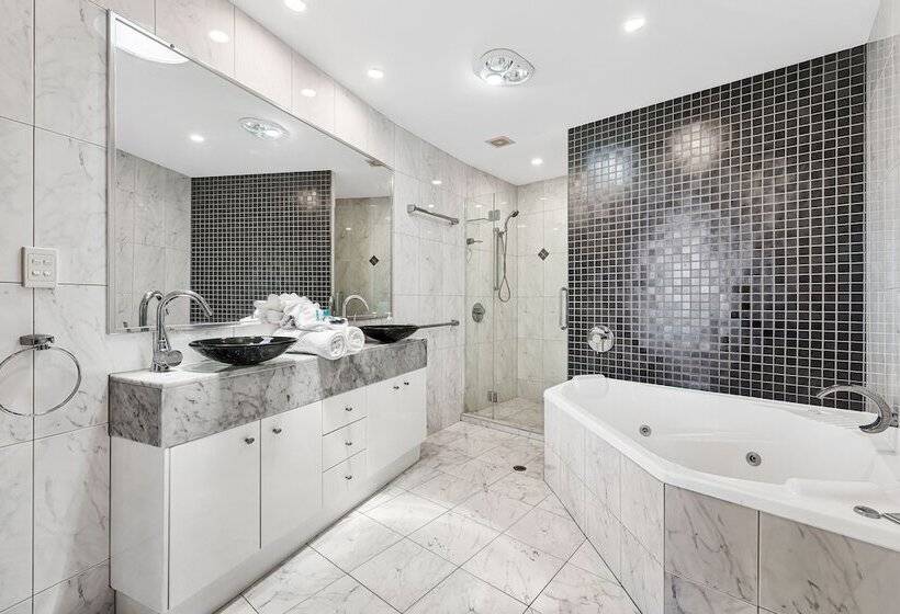 דירת פנטהאוז 1 חדרי שינה, Meridian Alex Beach Apartments