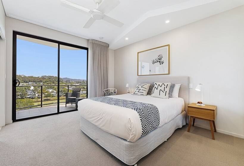 דירת פנטהאוז 1 חדרי שינה, Meridian Alex Beach Apartments