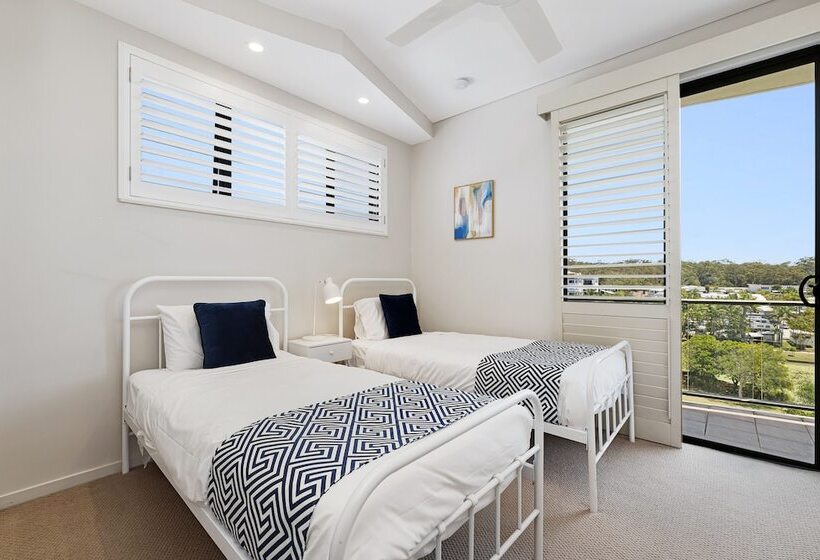 דירת פנטהאוז 1 חדרי שינה, Meridian Alex Beach Apartments