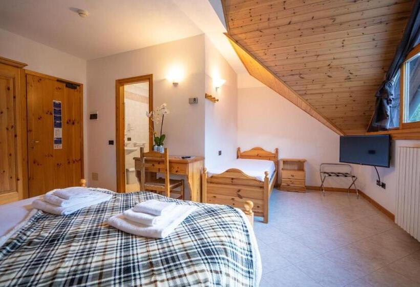 غرفة قياسية ثلاثية, Fior Di Roccia   Valmalenco   Hotel & Mountain Restaurant