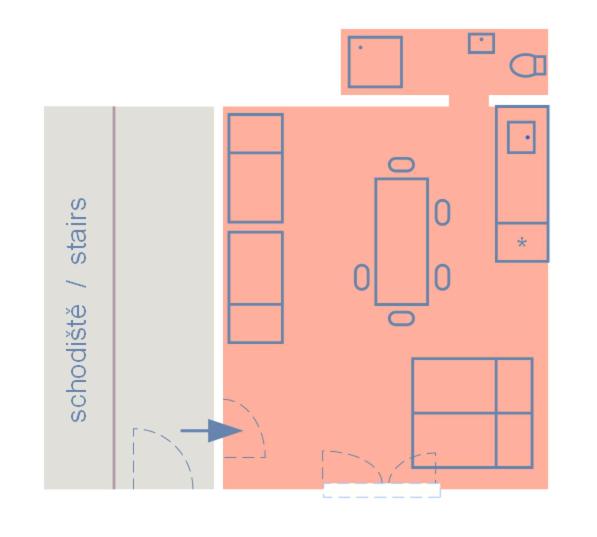 带1个卧室的公寓, Rulfik