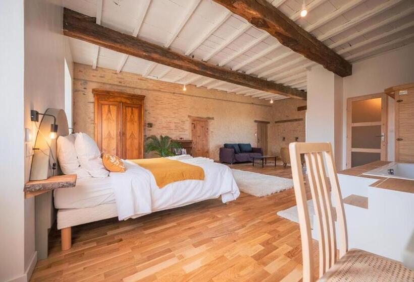 Номер Deluxe, Chambres Et Table D Hôtes Les Jardins De La Longagne