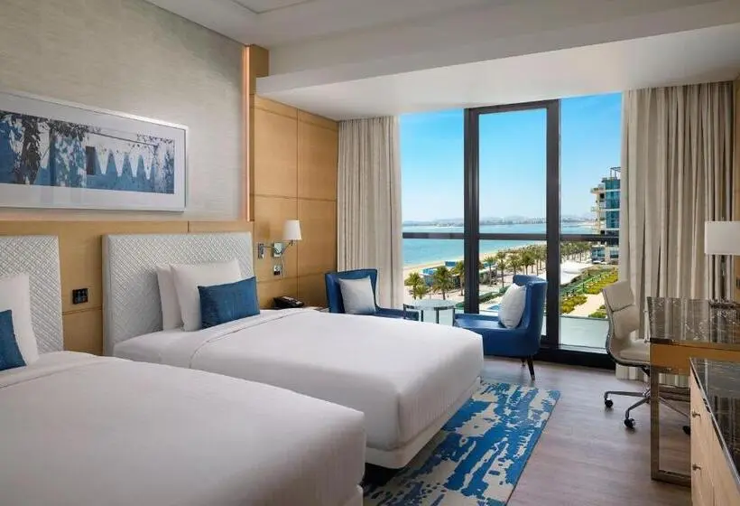 اتاق لوکس با چشم‌انداز دریا, Marriott Resort Palm Jumeirah, Dubai